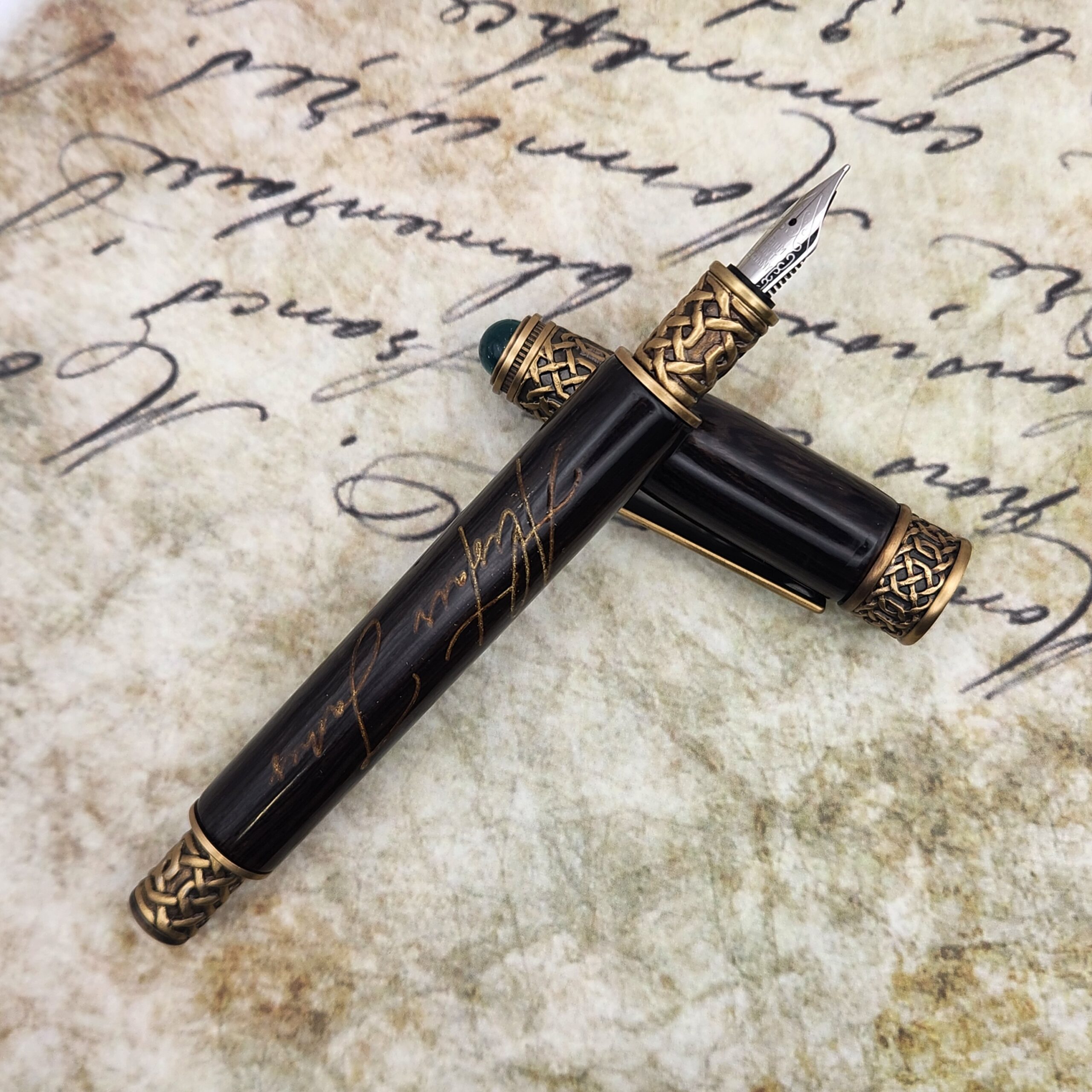 Celtic Plaid Design Fountain Pen, 10mm – Celtic Lands